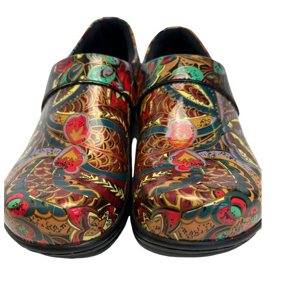 Klogs Jungle Boogie MISSION Leather Clog | Sz 6 | Multicolor | Excellent! - Picture 9 of 12